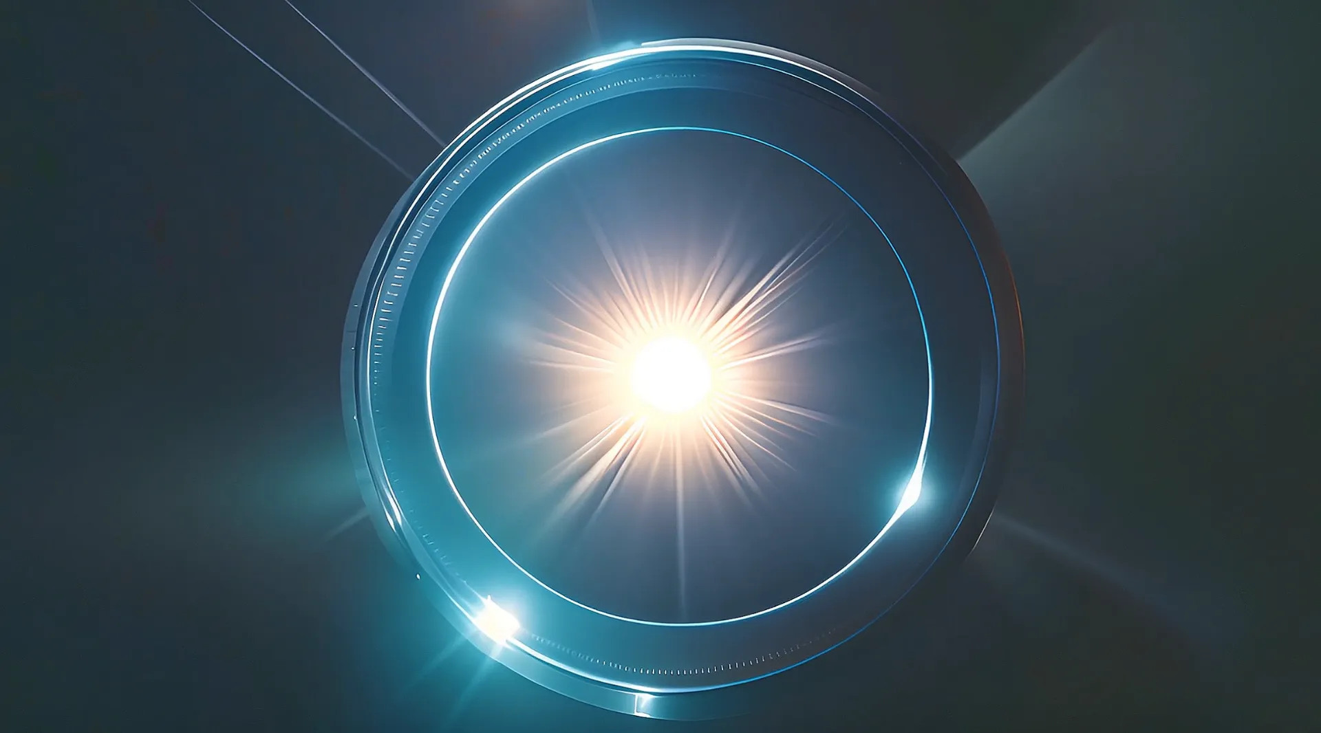 Sci-Fi Ring Light Emission Advanced Technology Backdrop Video